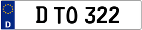 Truck License Plate